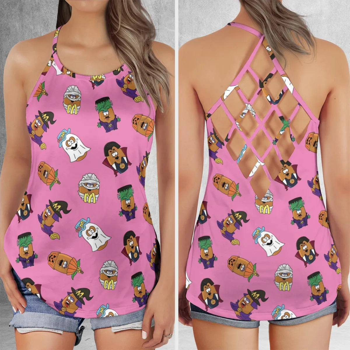 Criss Cross Tank Top - TR2X98V3