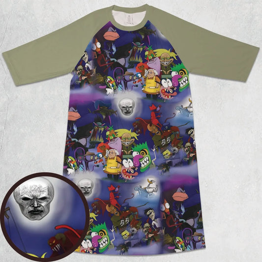 3/4 Sleeve Raglan Dress - 1WMGJKR9