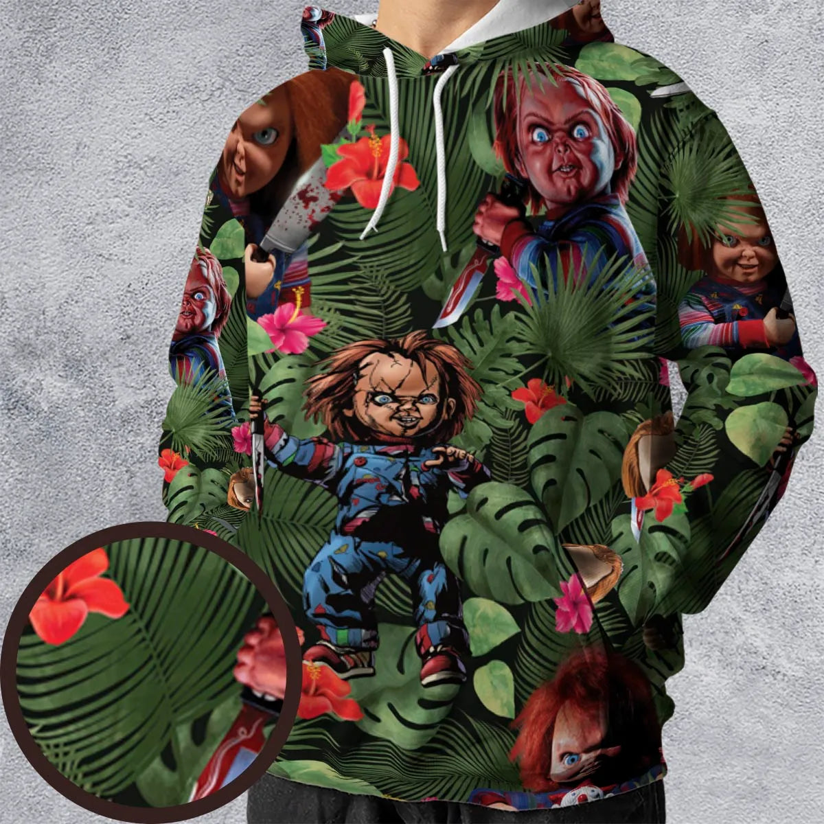 All-over Print Hoodie - Y683BQUD