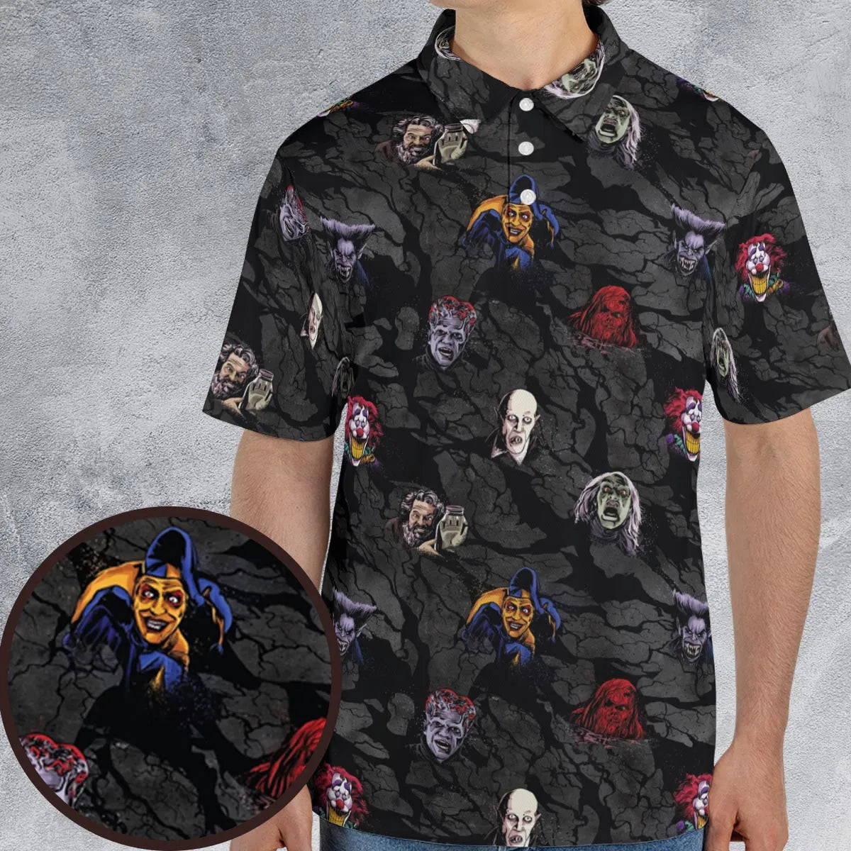 AOP Men/Women Polo Shirt - D1AYJUSG