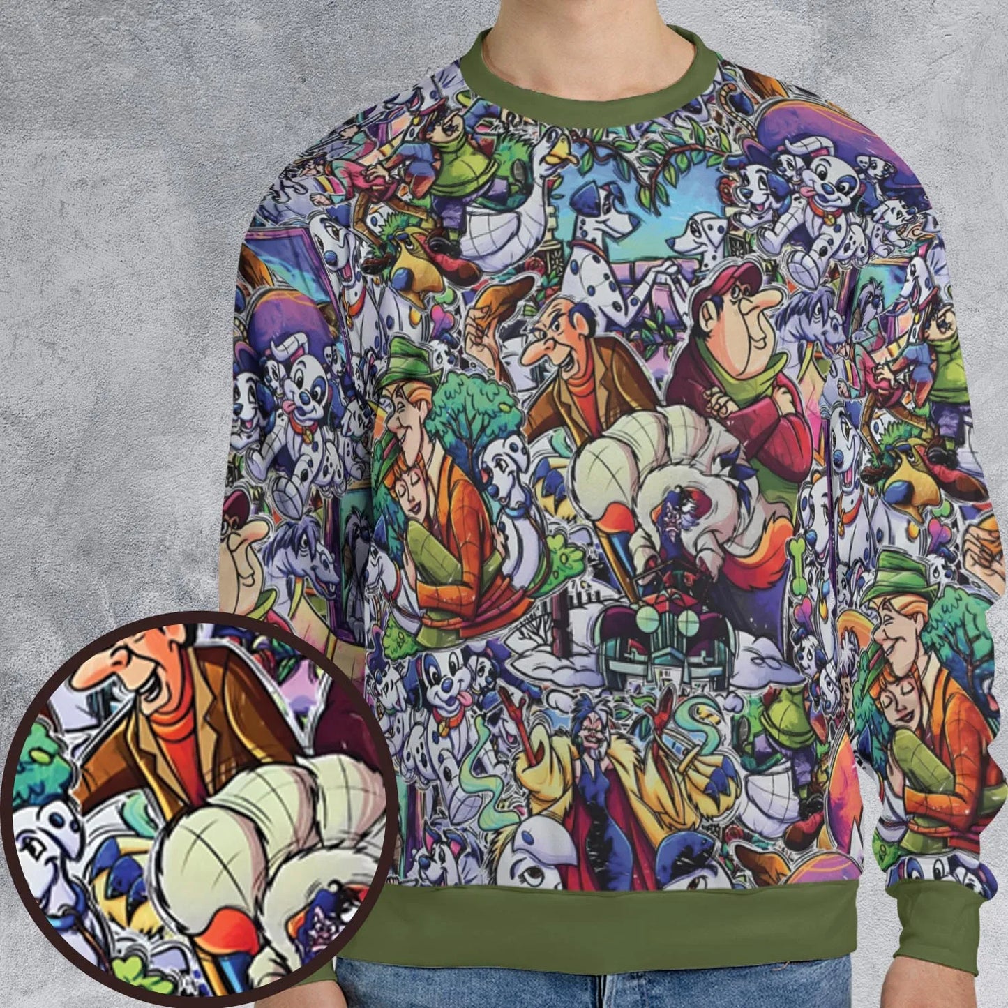 All-over Print Sweatshirt - DHU6ADE4