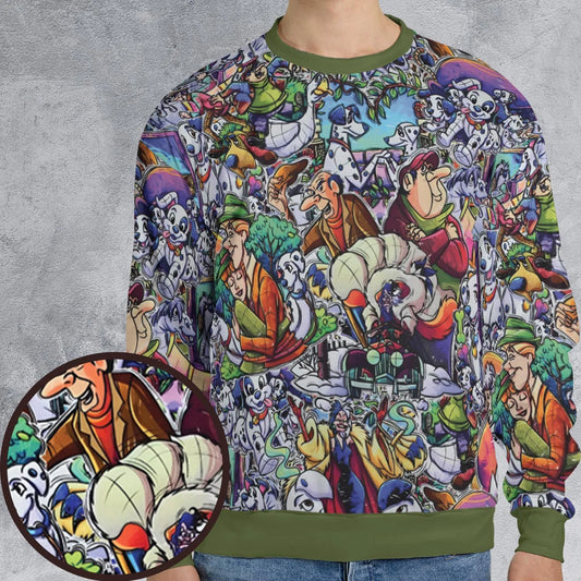 All-over Print Sweatshirt - DHU6ADE4