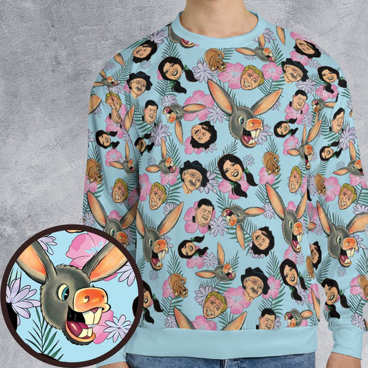 All-over Print Sweatshirt - 9VB4TK3R -  - 1
