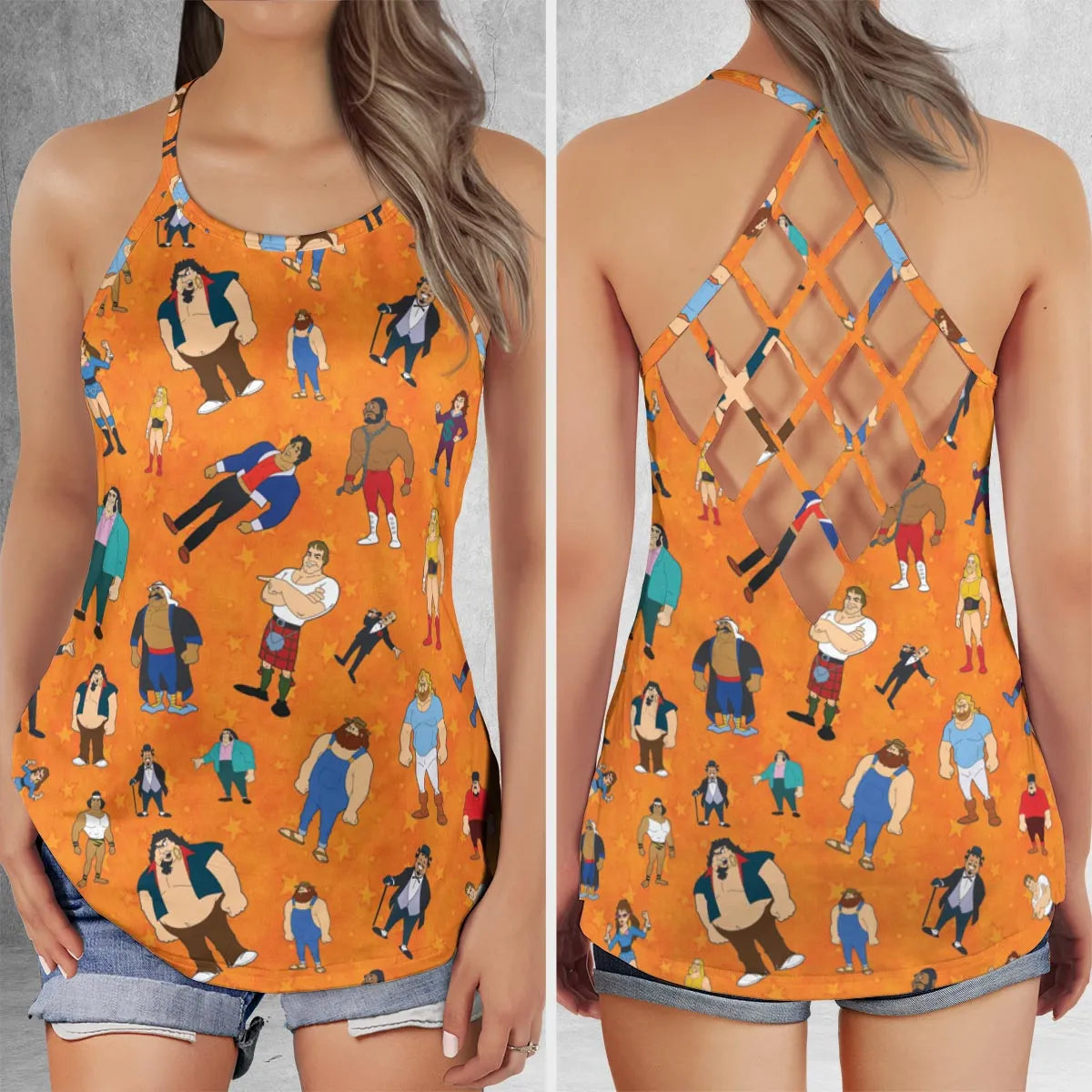 Criss Cross Tank Top - V6ECJXGH