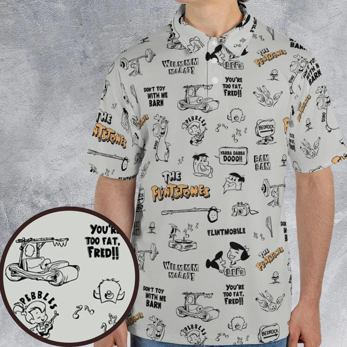 AOP Men/Women Polo Shirt - U3UP6PZ7