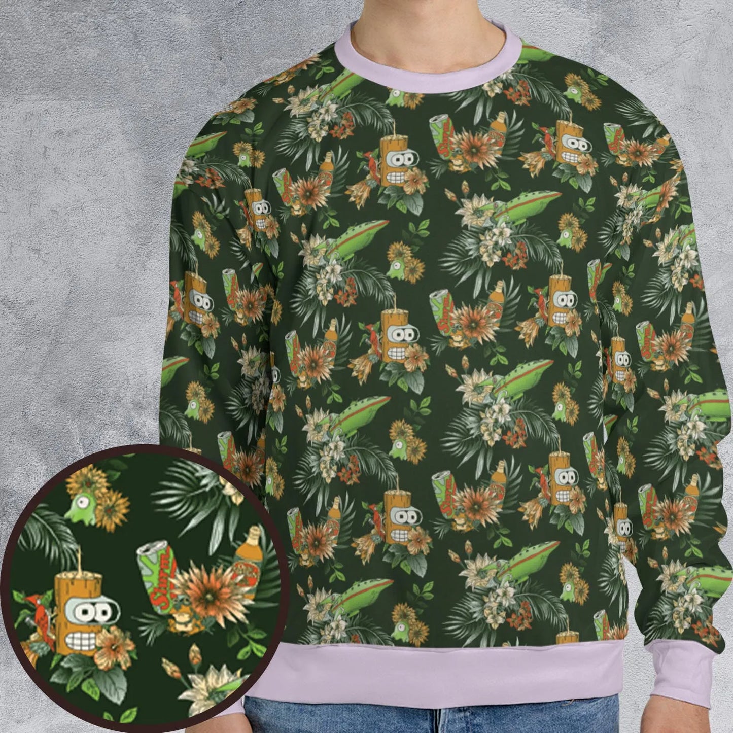 All-over Print Sweatshirt - NYBRSJNK