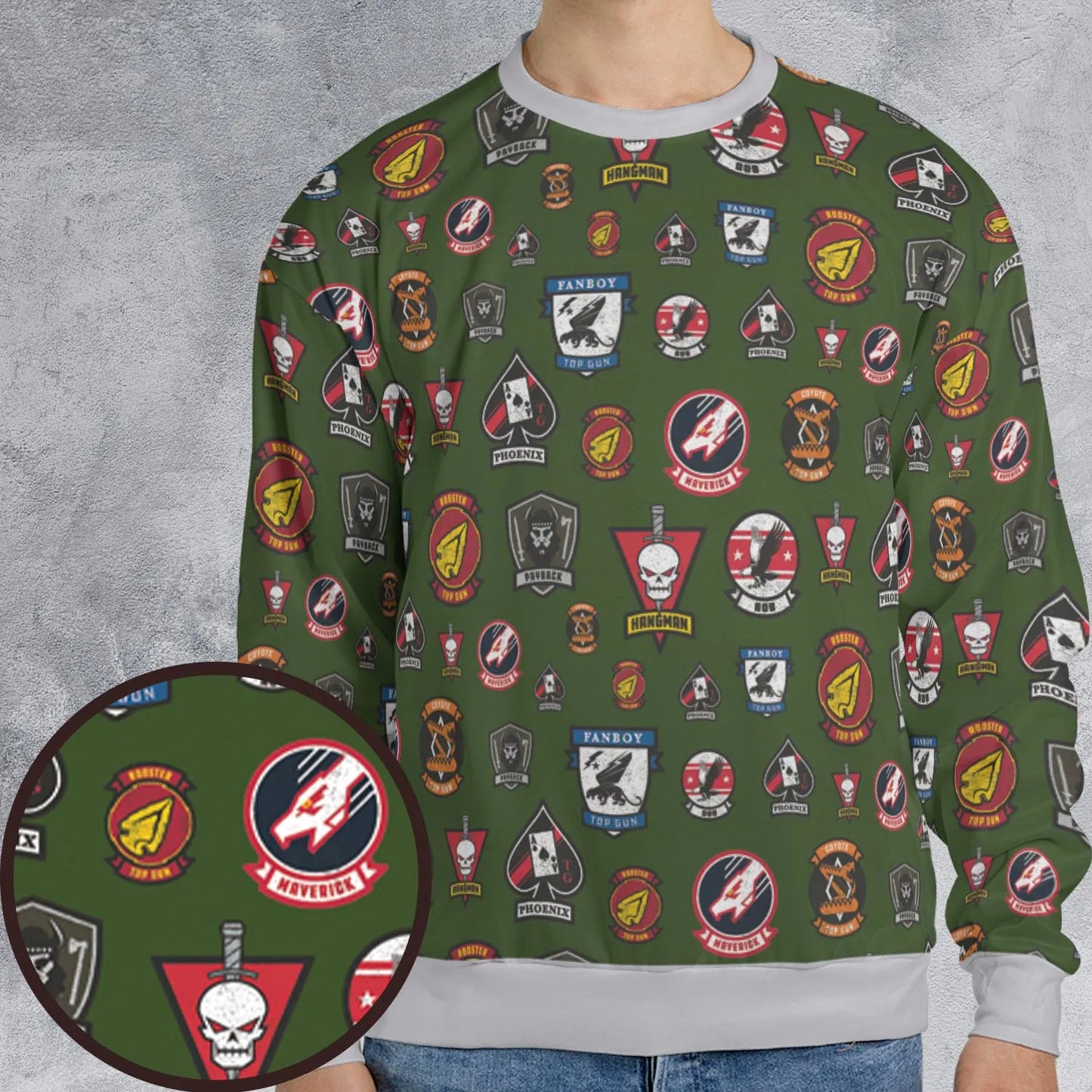 All-over Print Sweatshirt - 5R169D1W