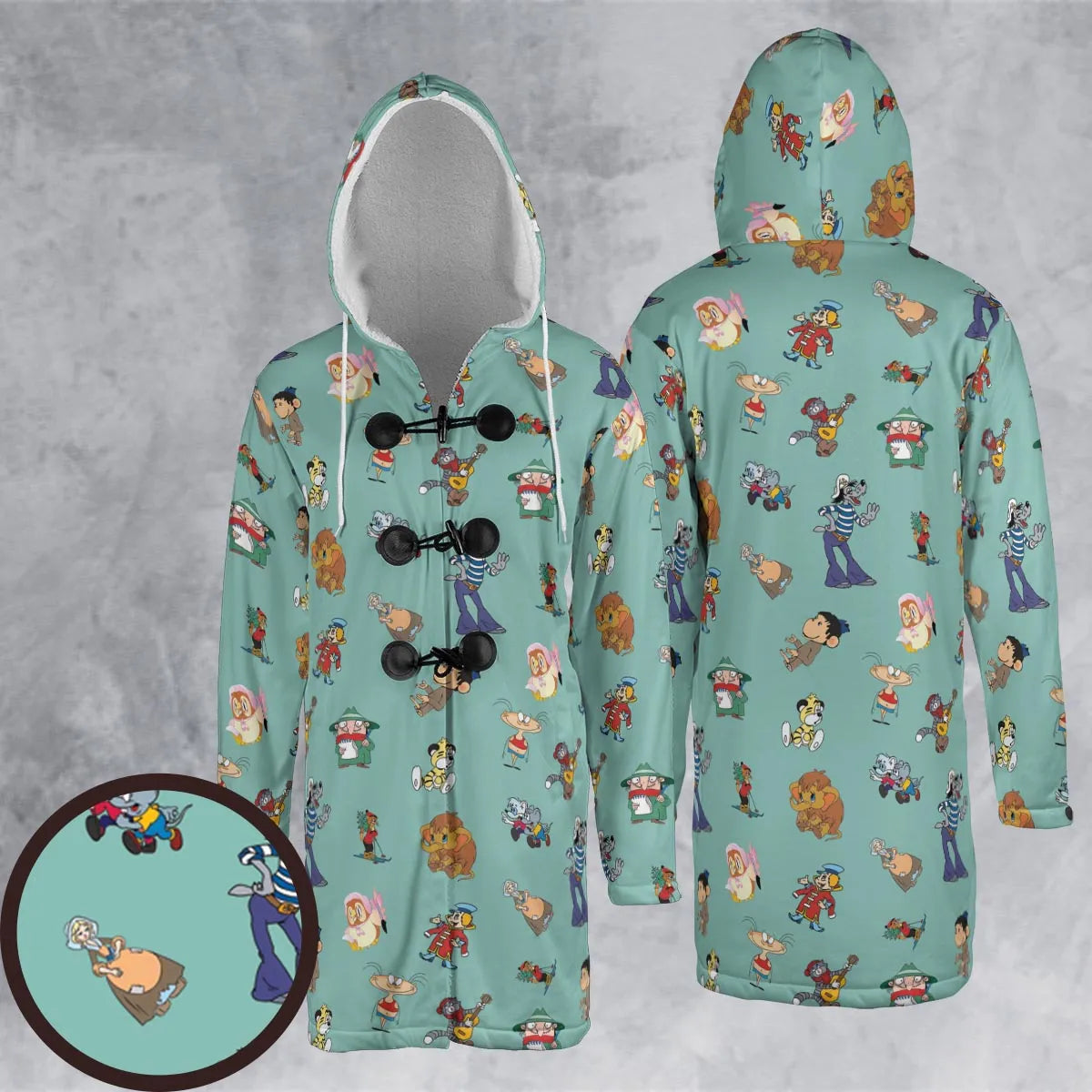 Hooded Cloak Coat - QYBUBYUV