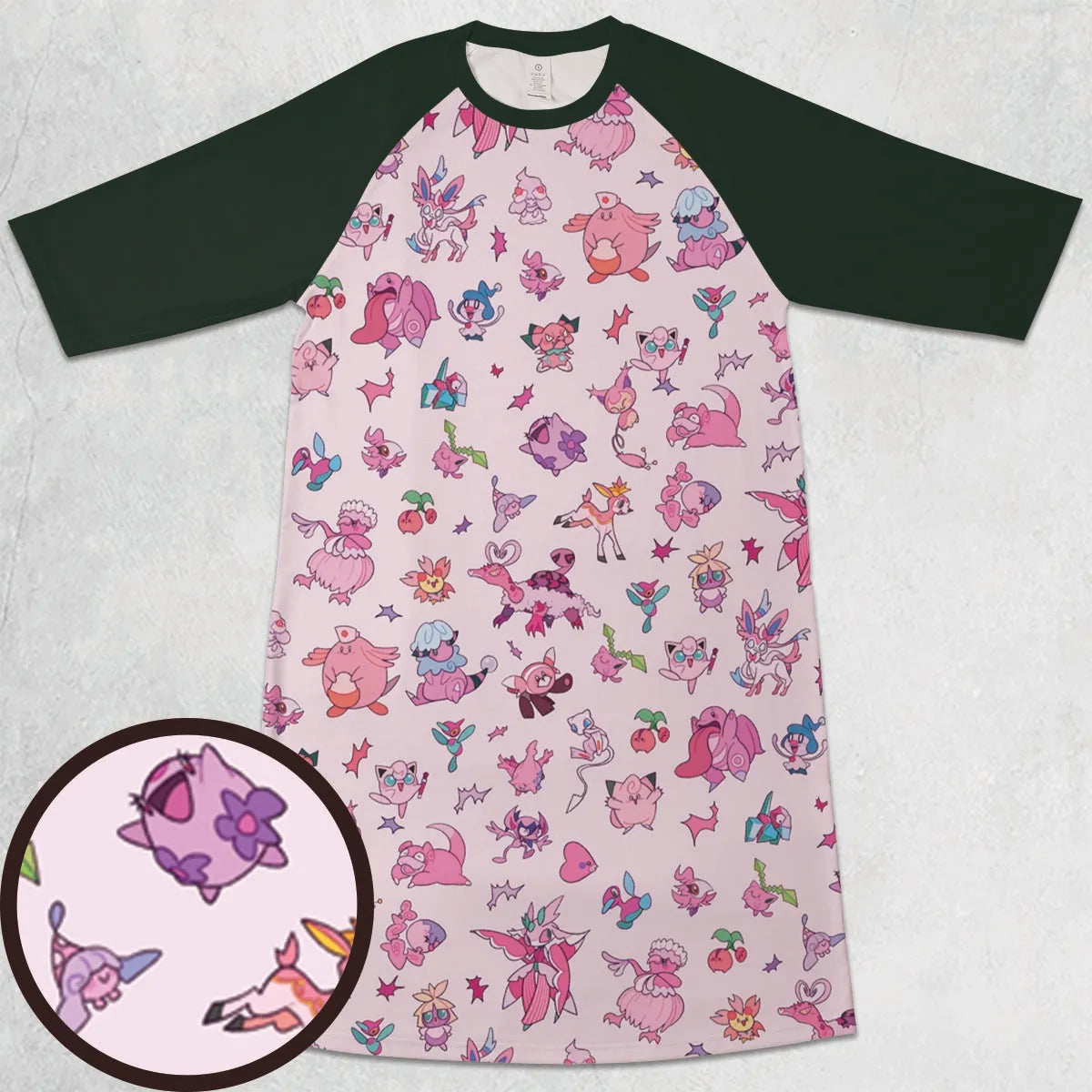 3/4 Sleeve Raglan Dress - MJLLUUA9