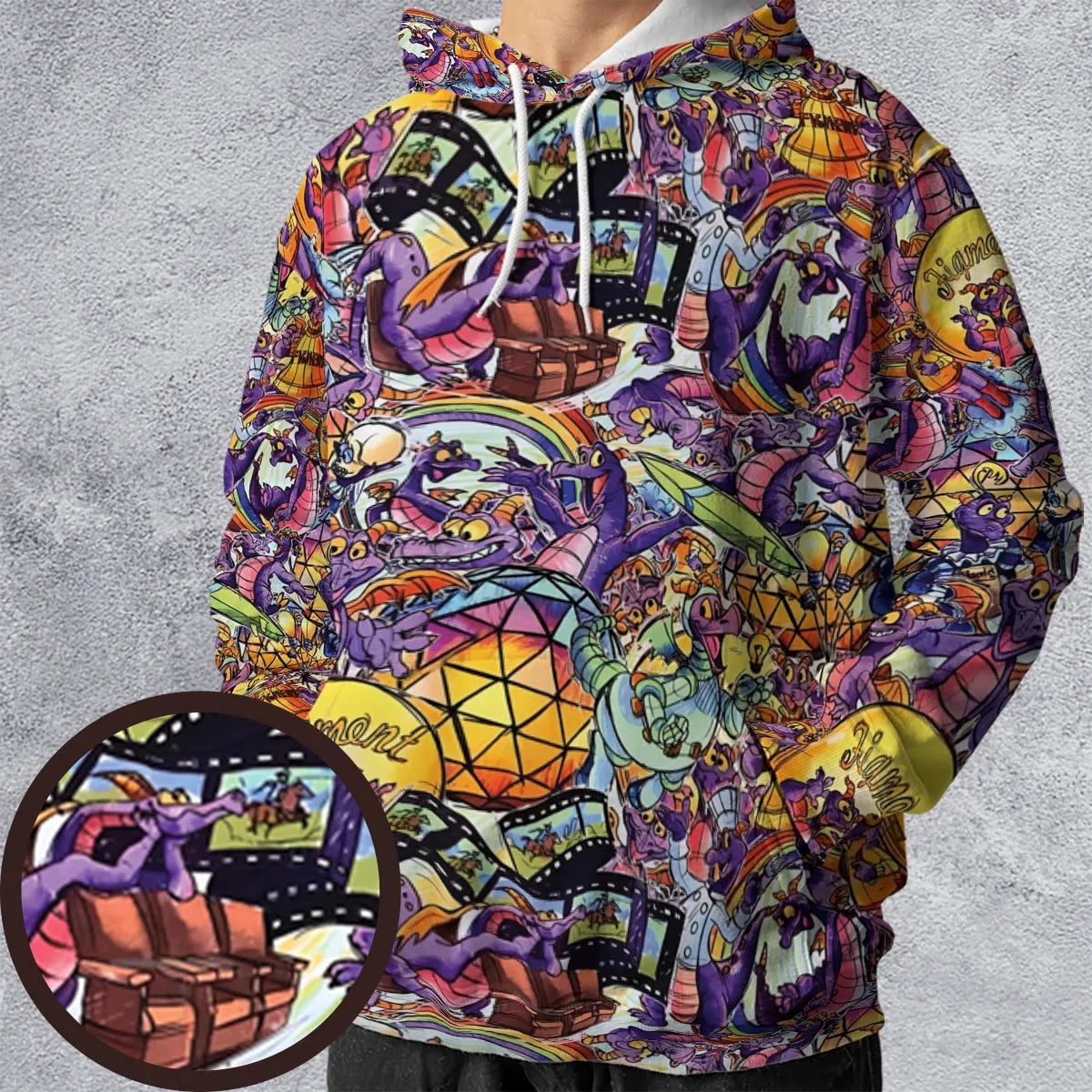 All-over Print Hoodie - 1EEWUZDZ
