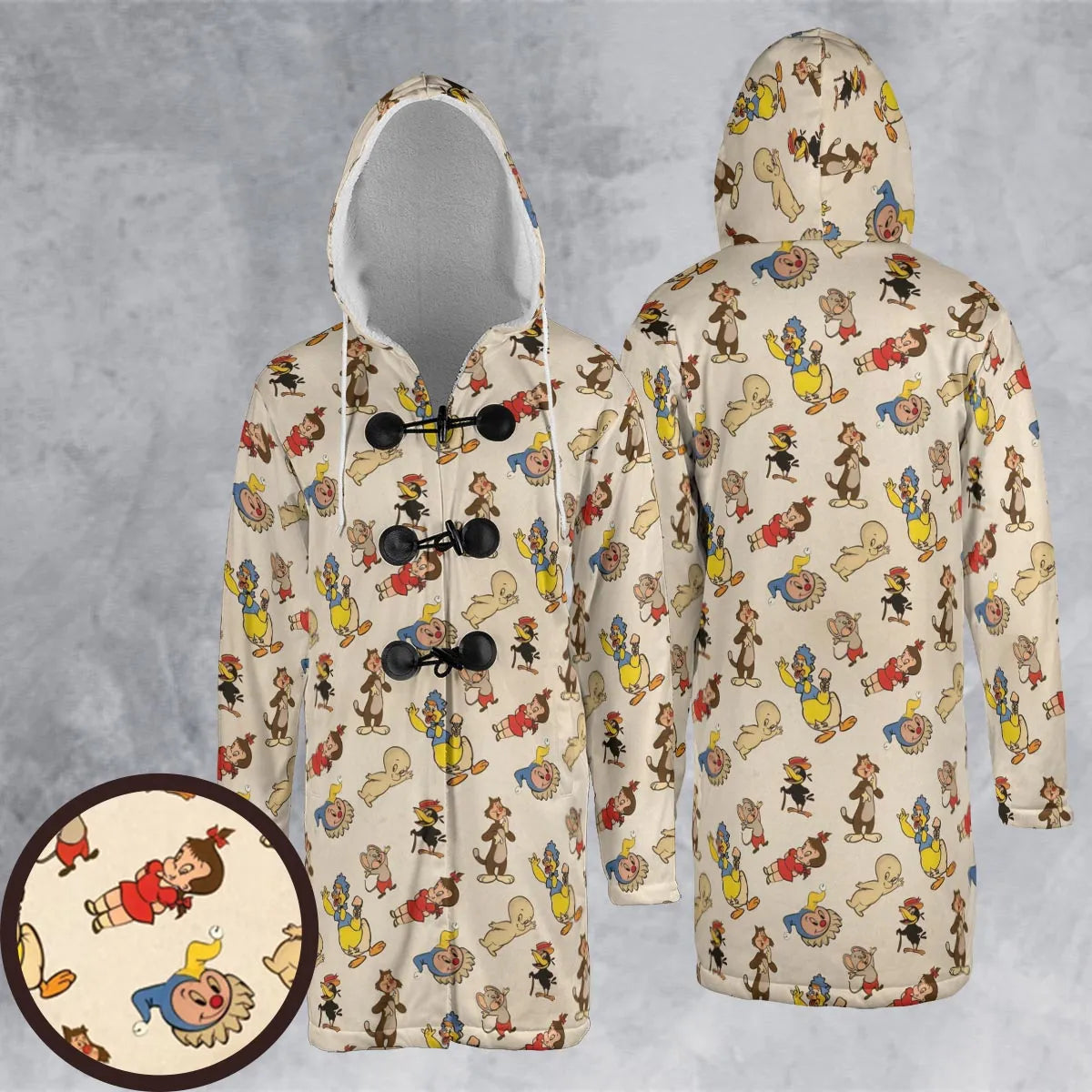 Hooded Cloak Coat - JEU184QT