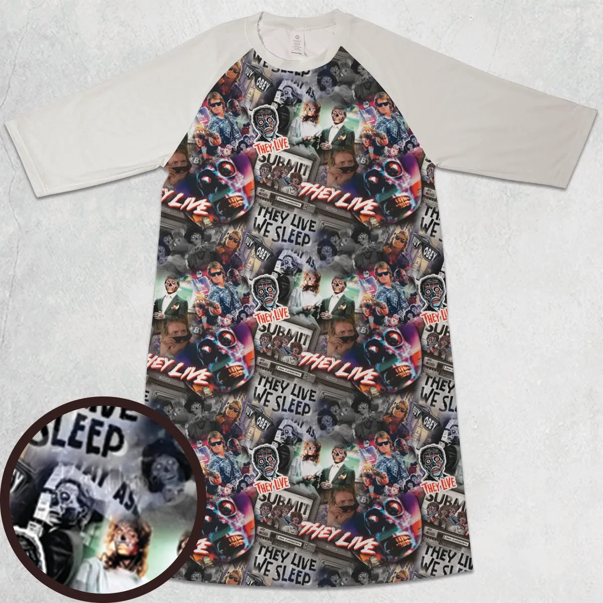 3/4 Sleeve Raglan Dress - RUYQ8YRY