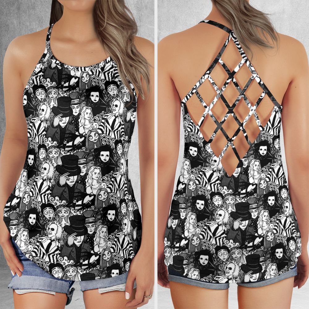 Criss Cross Tank Top - KQ8FQLYJ -  - 1