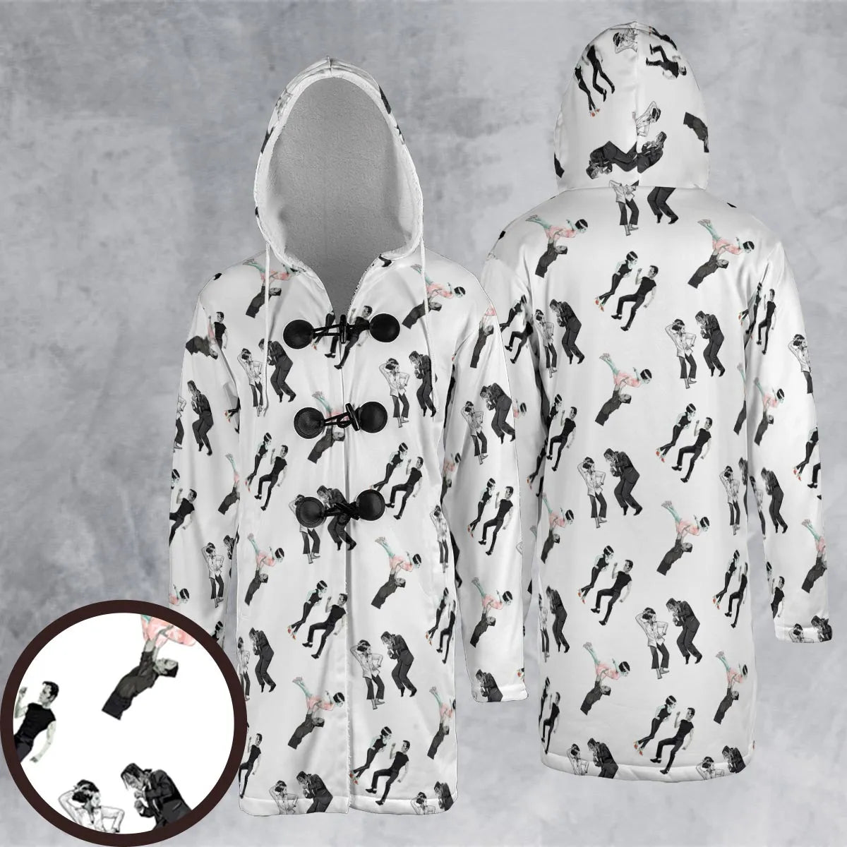 Hooded Cloak Coat - J6EWX1JQ