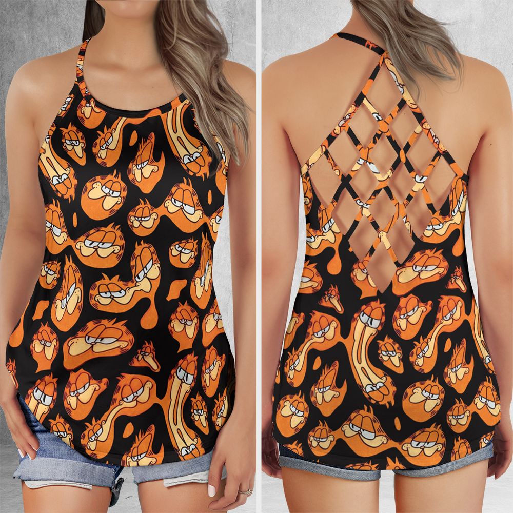 Criss Cross Tank Top - TDKUZQSG -  - 1