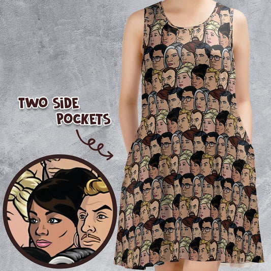 Sleeveless Dress - LBG6VGZG -  - 1