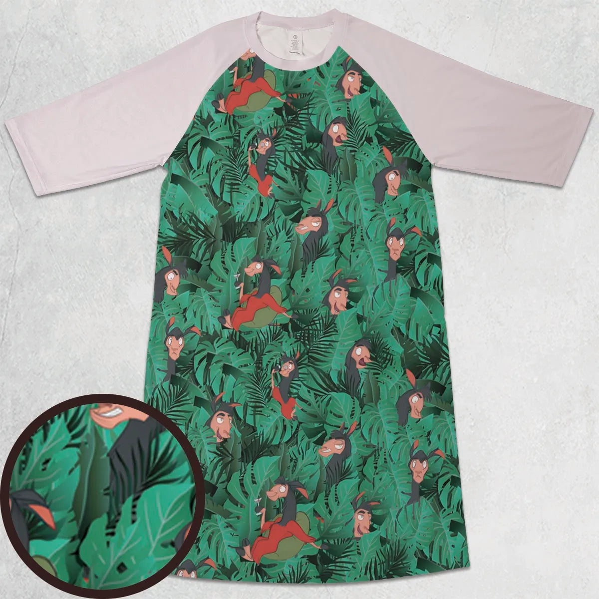 3/4 Sleeve Raglan Dress - D89GRLJD