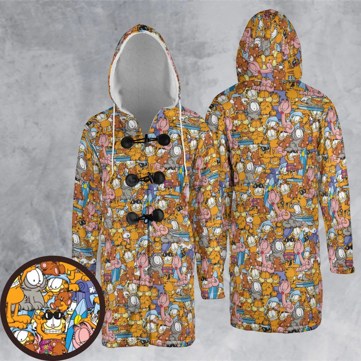 Hooded Cloak Coat - 9JC4Q1UF