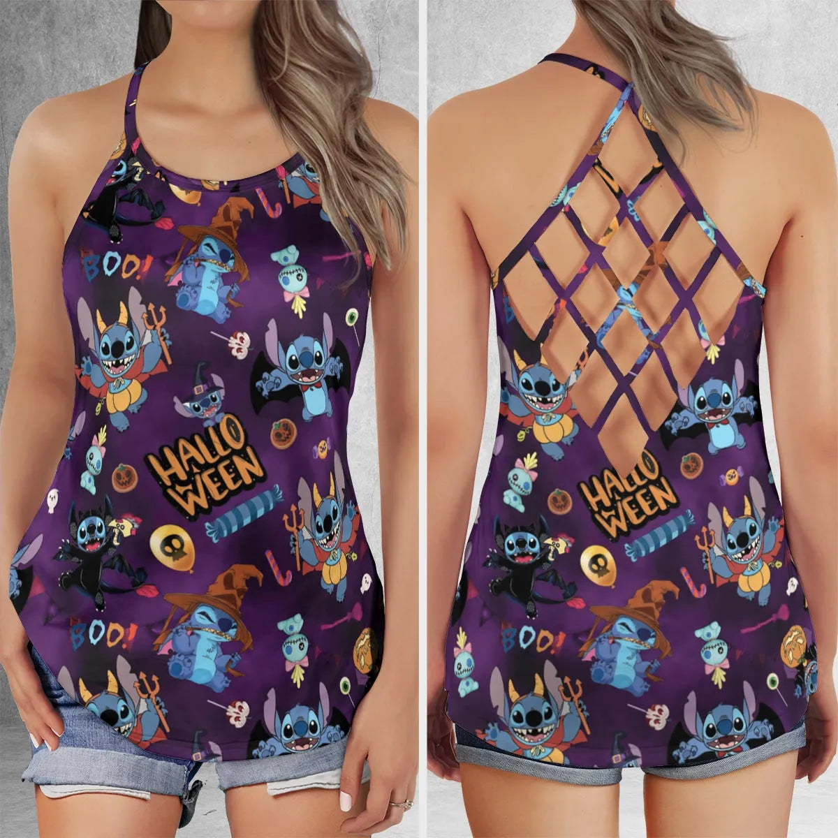 Criss Cross Tank Top - 25AX8MBD