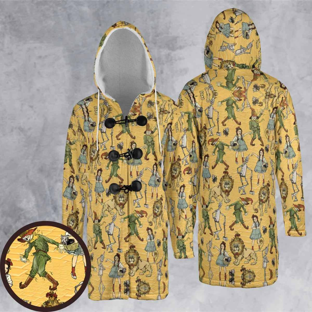 Hooded Cloak Coat - NVD493RT