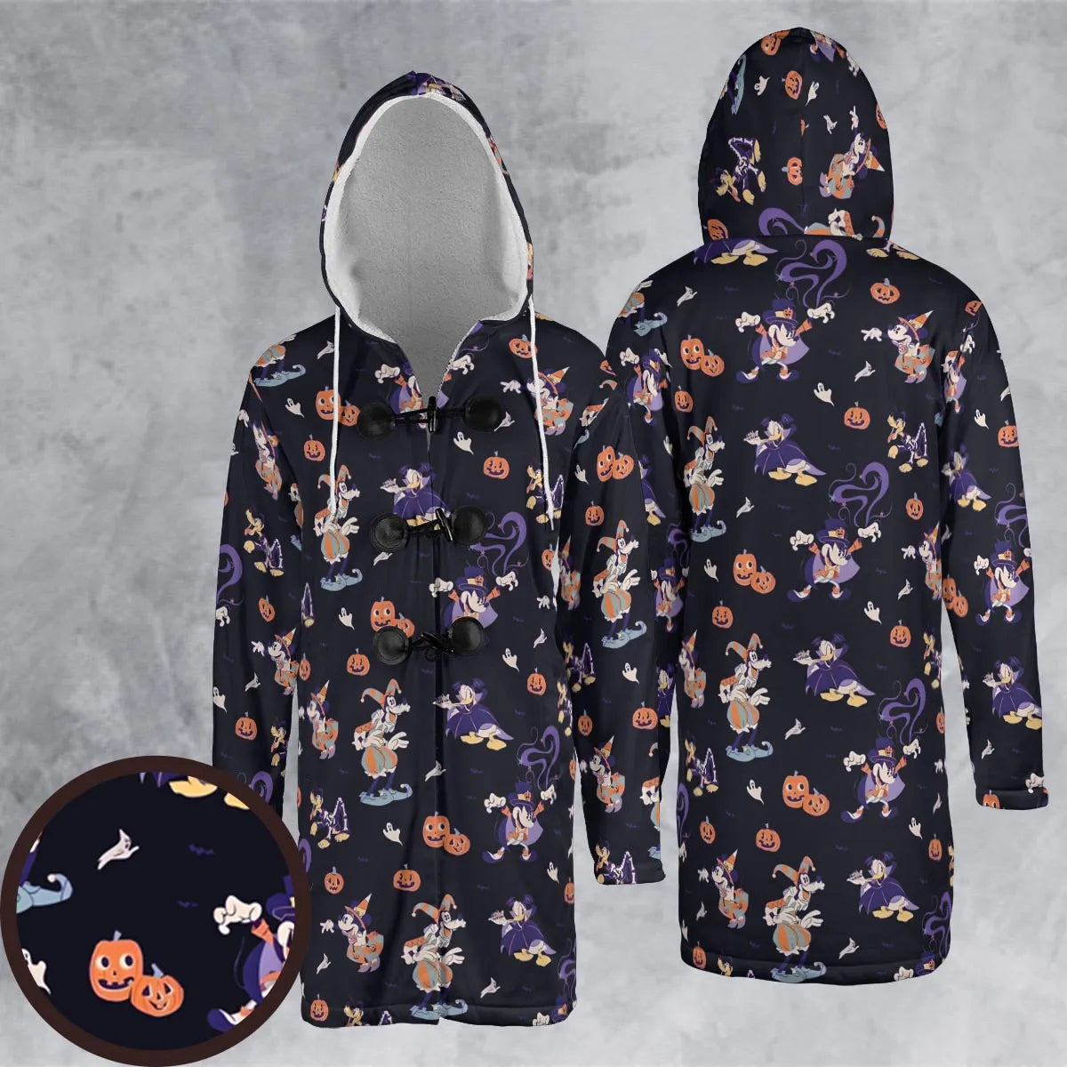Hooded Cloak Coat - 2KL6F1SE