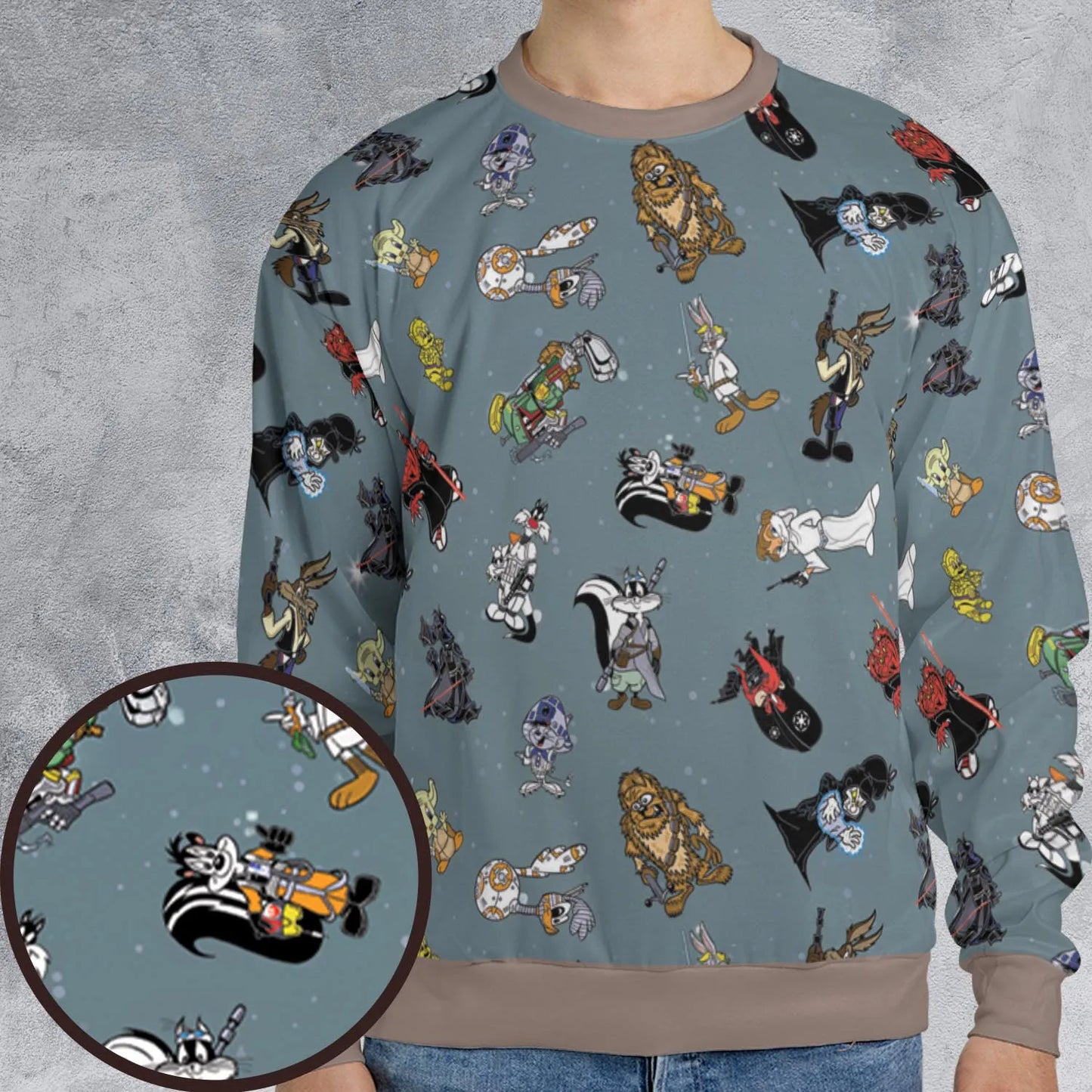 All-over Print Sweatshirt - DR82L9TT