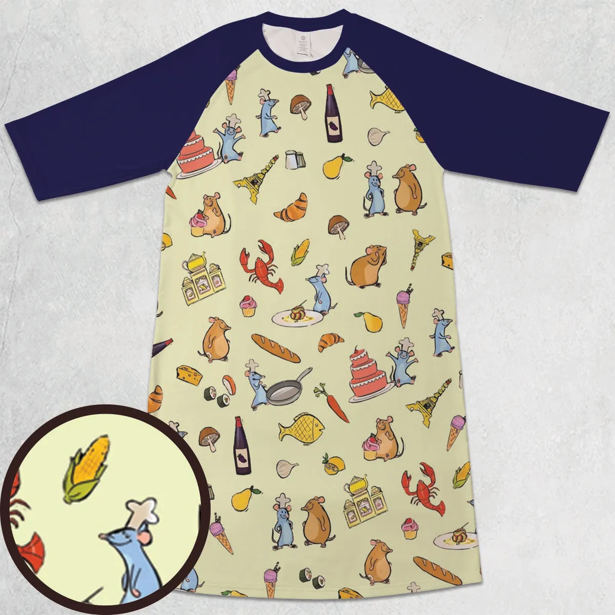 3/4 Sleeve Raglan Dress - NZBV8T8R