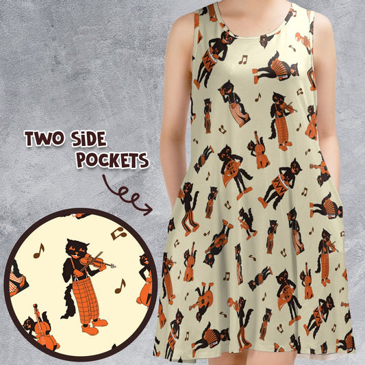 Sleeveless Dress - JTM5THBL -  - 1