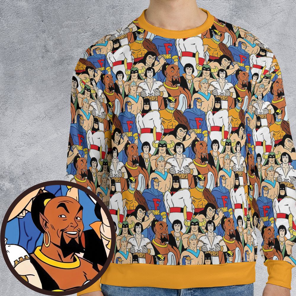 All-over Print Sweatshirt - UHKACEAE -  - 1