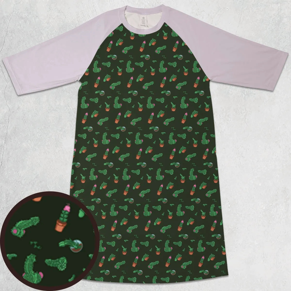 3/4 Sleeve Raglan Dress - MGAXMZ46