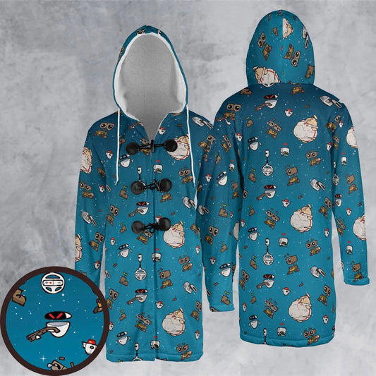 Hooded Cloak Coat - KN27MDNM