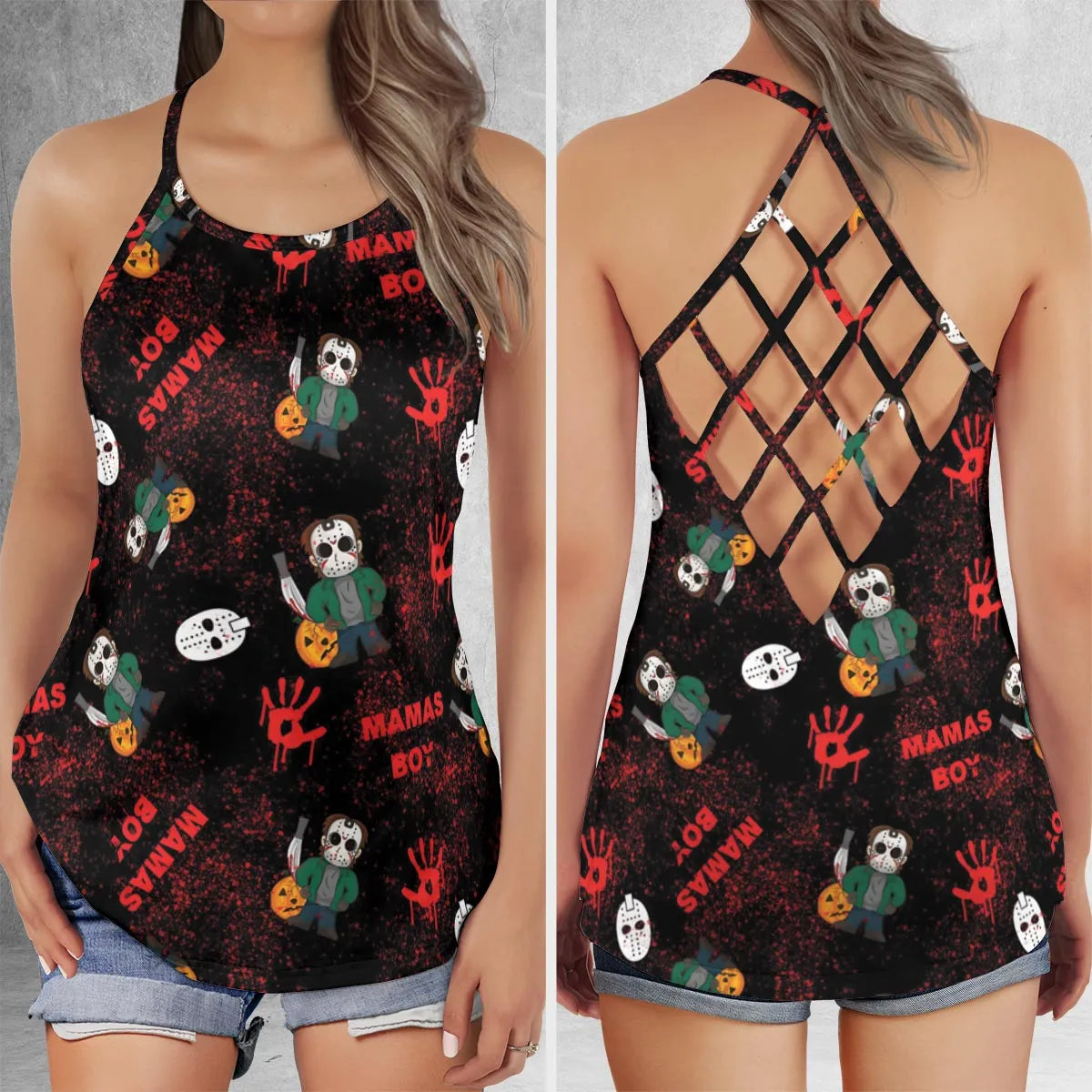 Criss Cross Tank Top - GVF1TKAZ