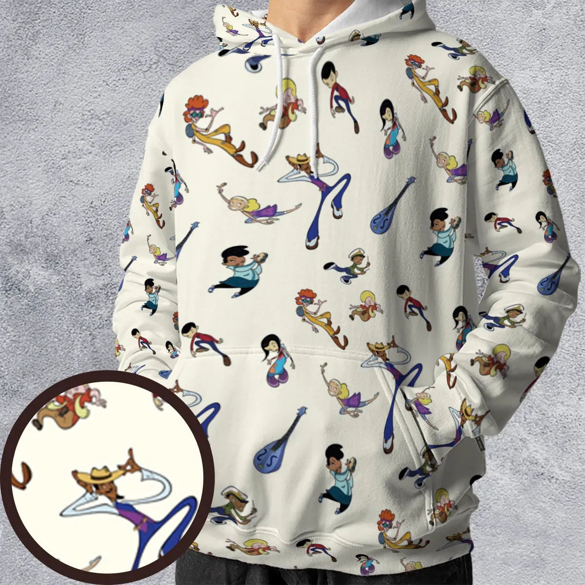 All-over Print Hoodie - QECZ8EVJ