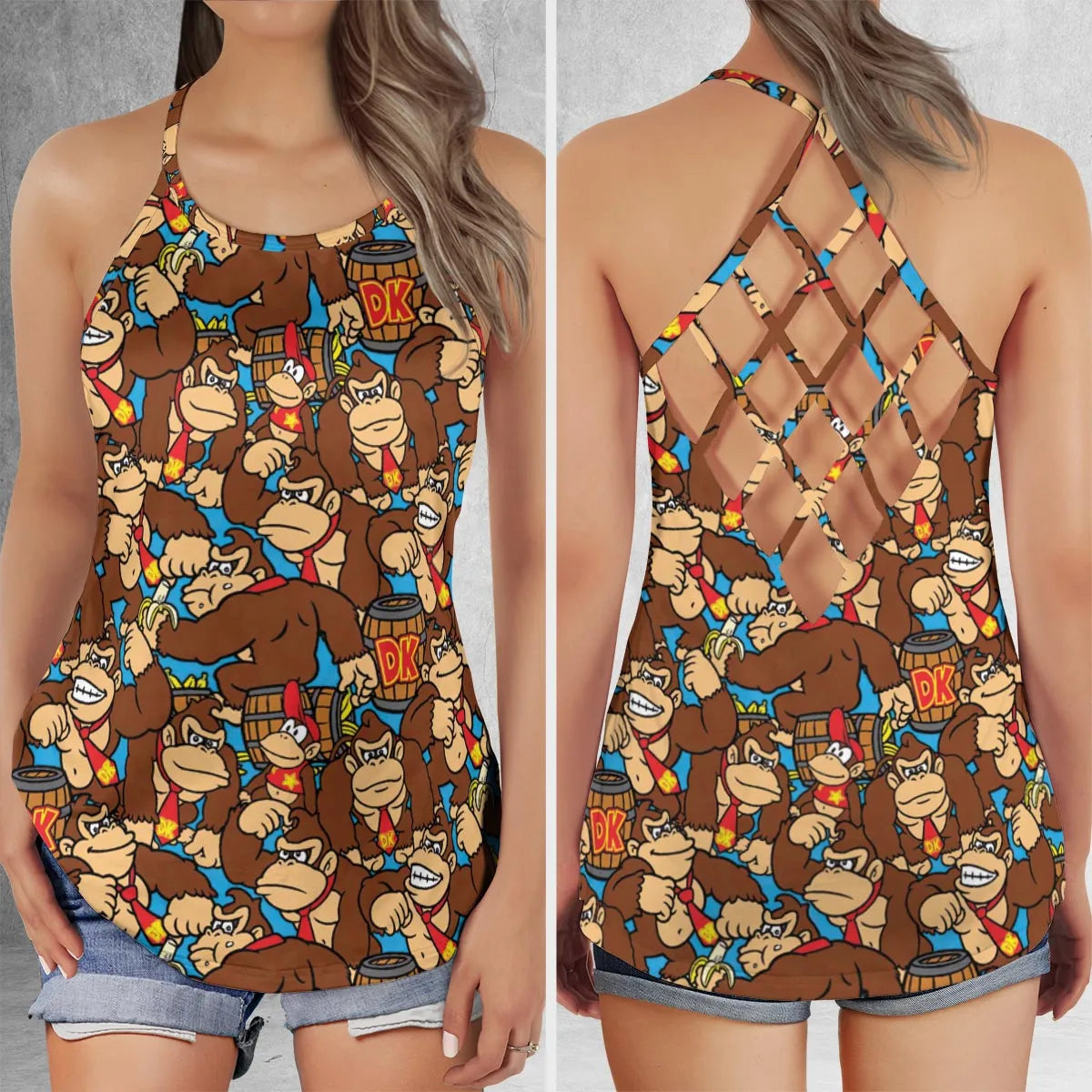 Criss Cross Tank Top - NX6BCLGA