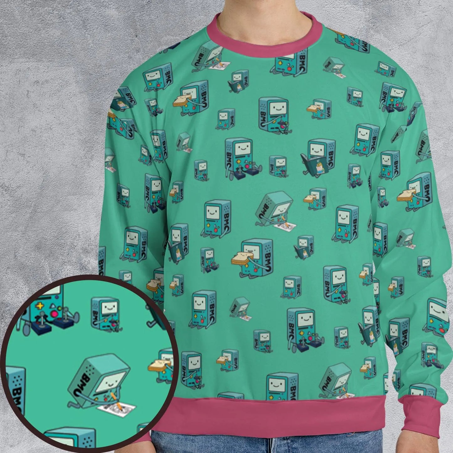 All-over Print Sweatshirt - ZH5QW1A6