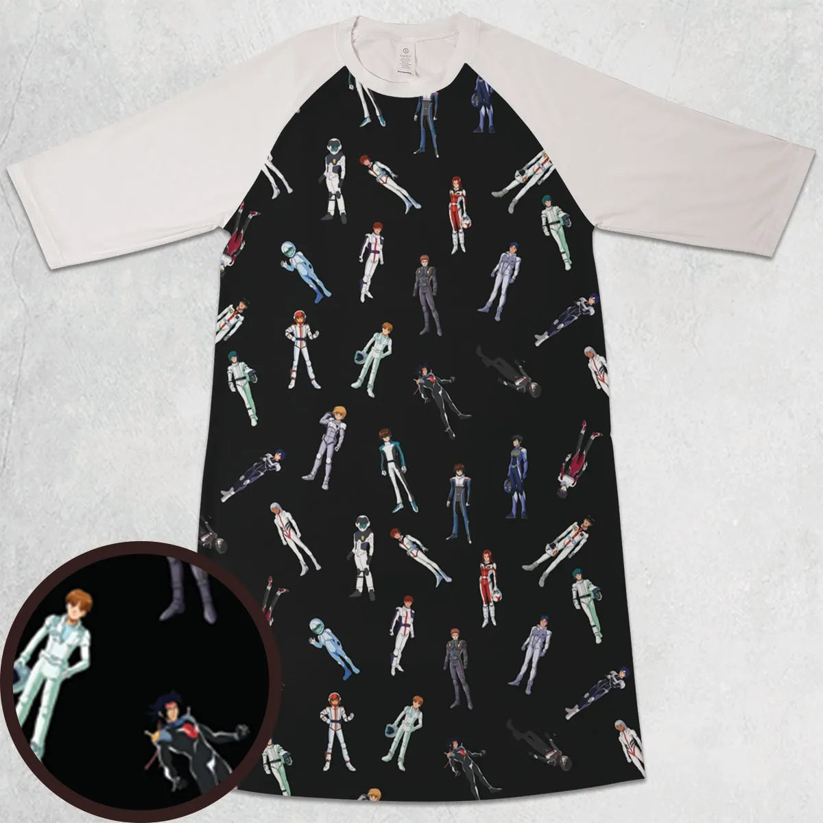 3/4 Sleeve Raglan Dress - BRXJSYH5