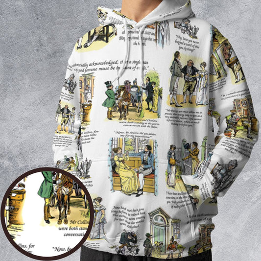 All-over Print Hoodie - HK73DL28 -  - 1