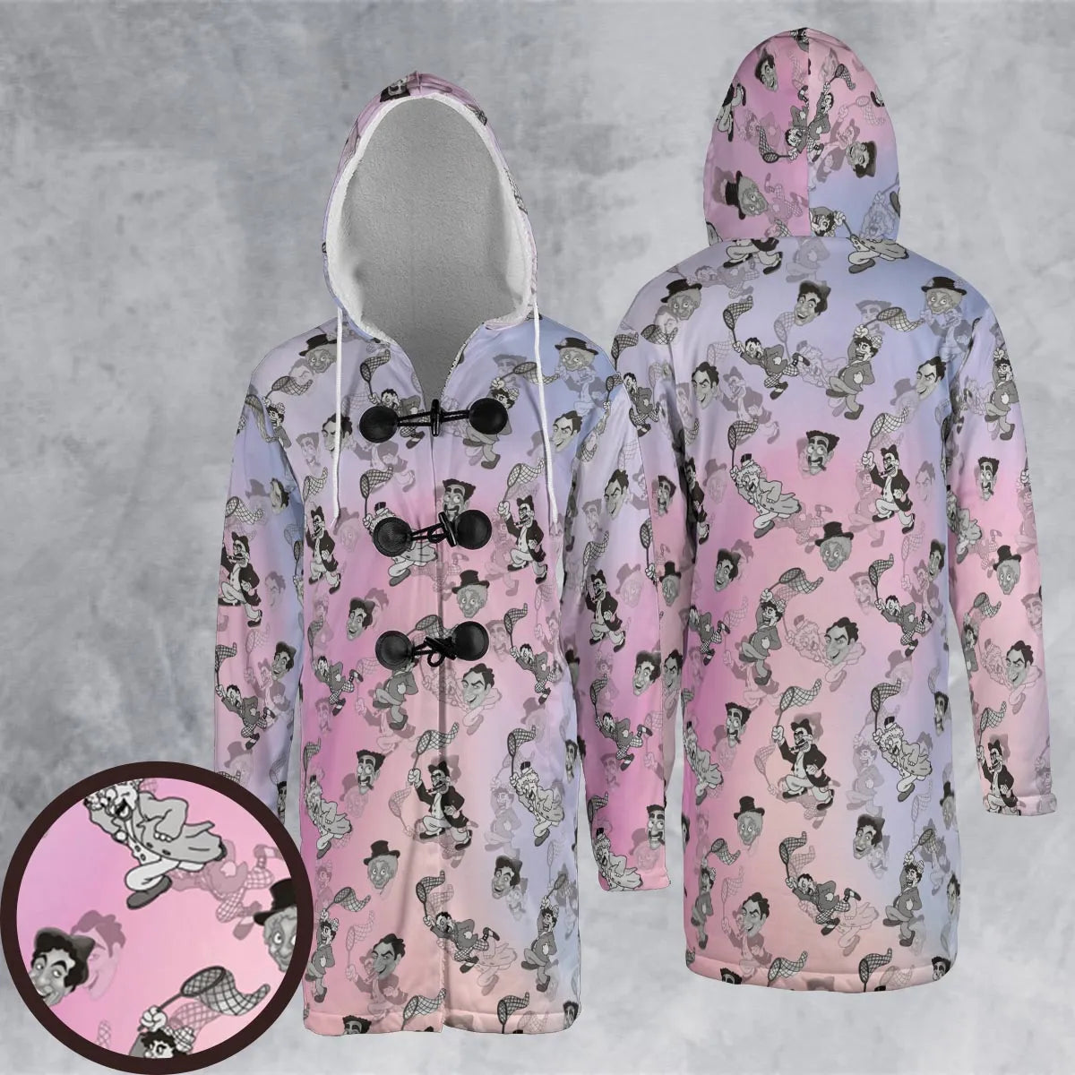 Hooded Cloak Coat - 7K17Z6JG