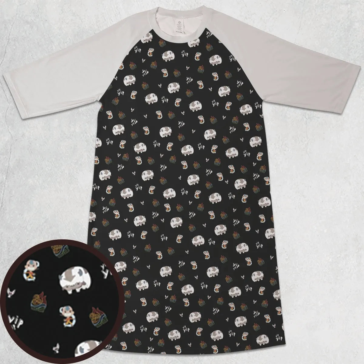 3/4 Sleeve Raglan Dress - 8P81PXHF
