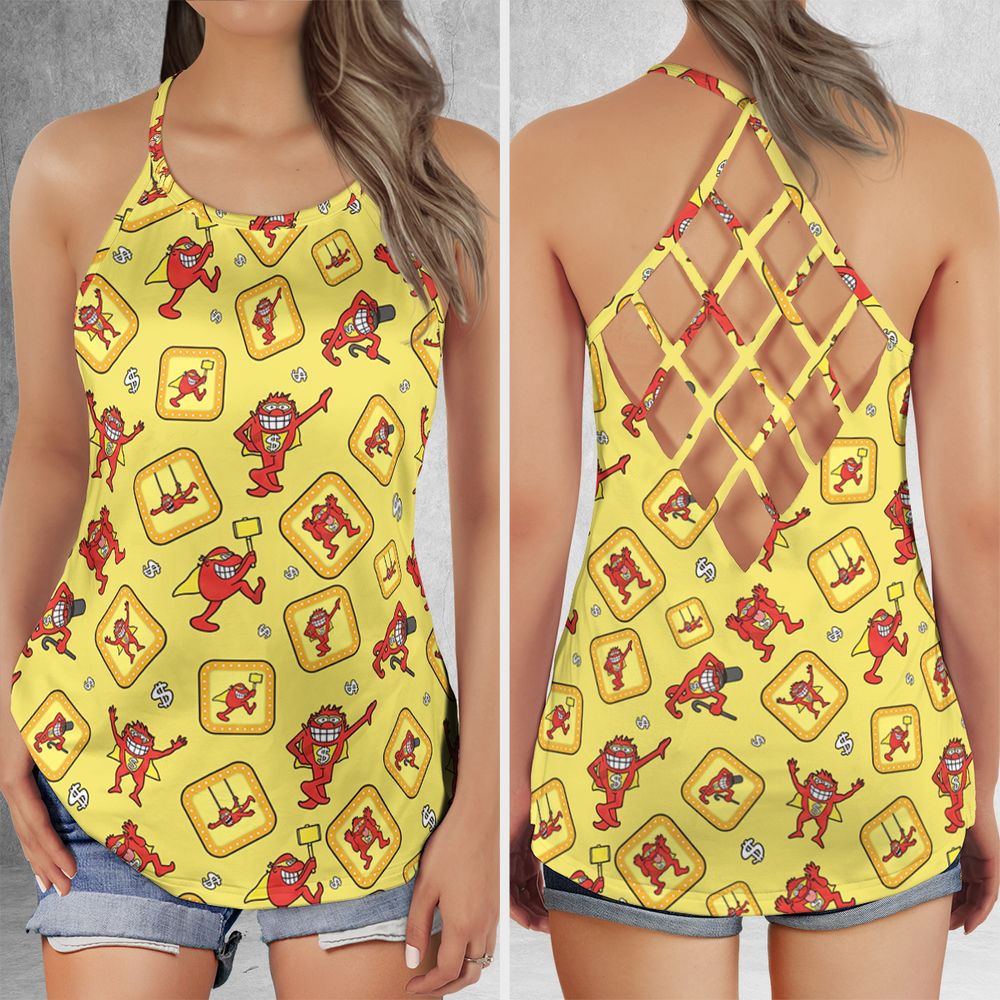 Criss Cross Tank Top - MHVUFNUC -  - 1
