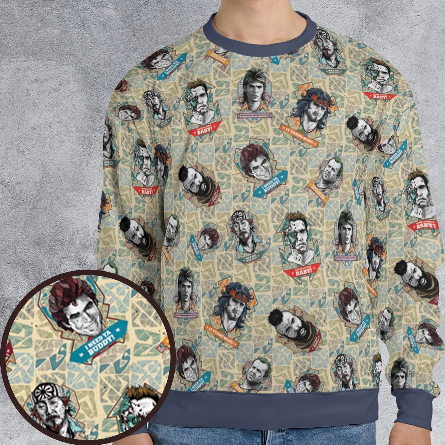 All-over Print Sweatshirt - ZCUVYS77