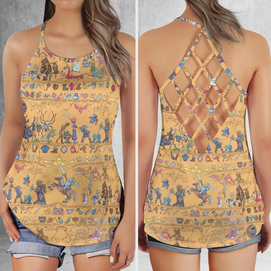 Criss Cross Tank Top - SLNPLZ9U