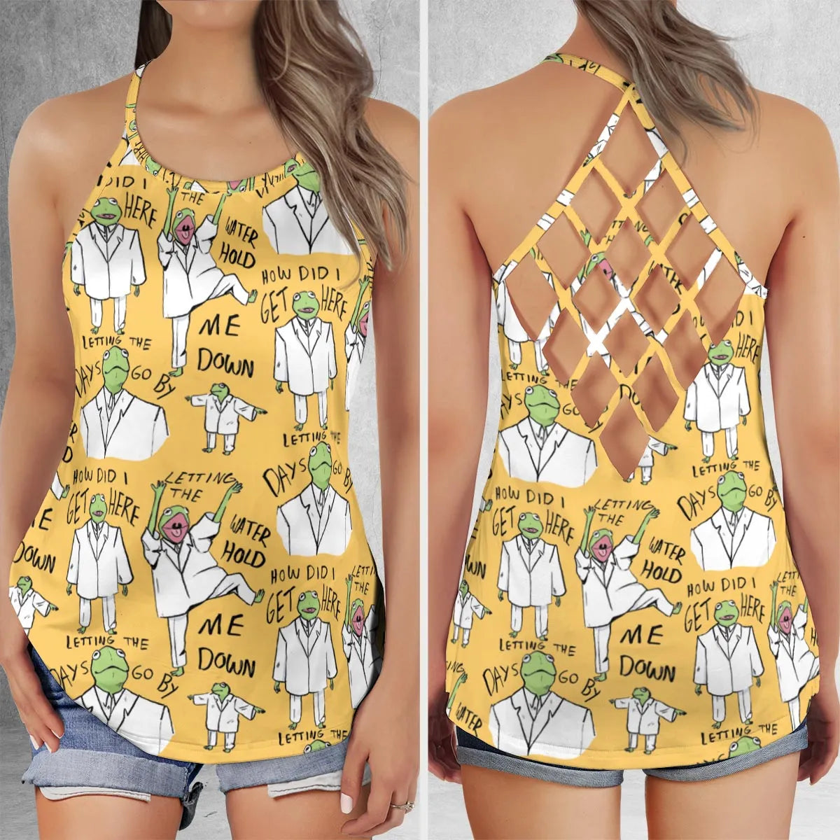 Criss Cross Tank Top - G6KU718N