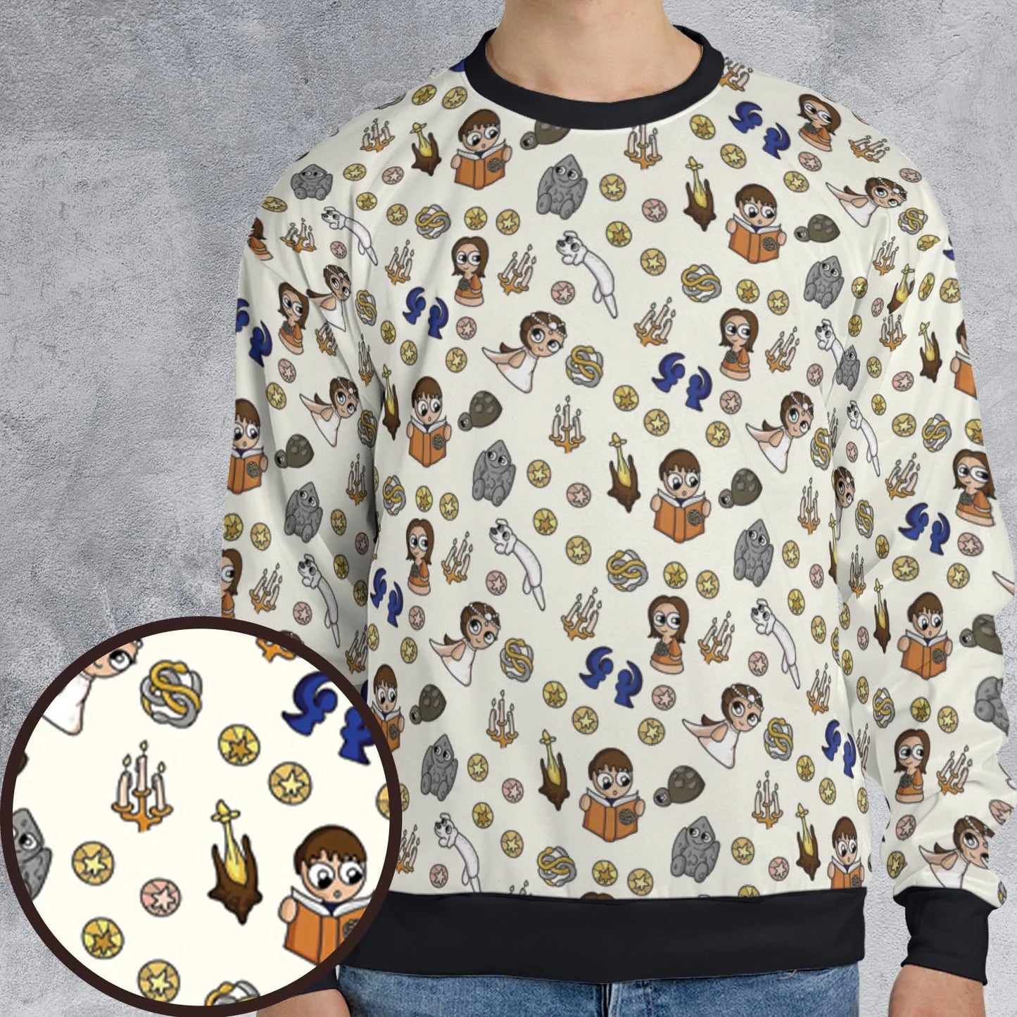 All-over Print Sweatshirt - 6BUR1ZQ6