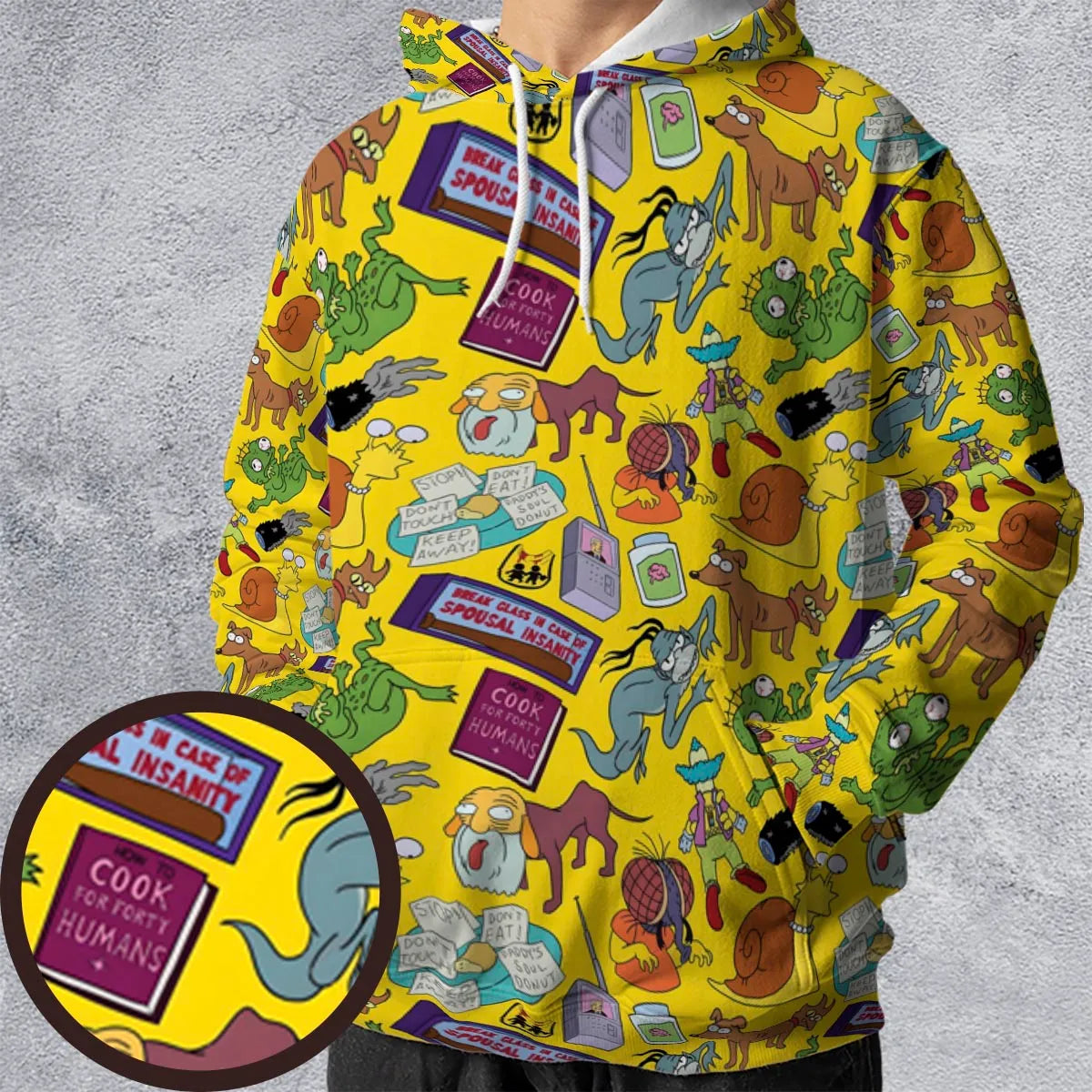 All-over Print Hoodie - CBB9PAZH