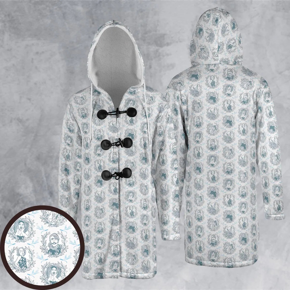 Hooded Cloak Coat - ZMVPGCB4