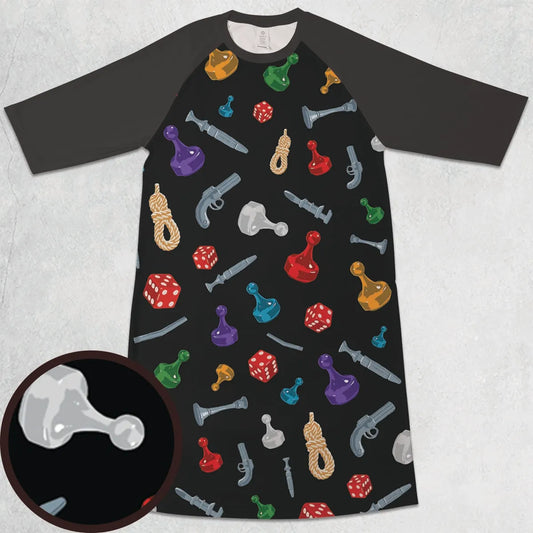 3/4 Sleeve Raglan Dress - 2V8KUBFE