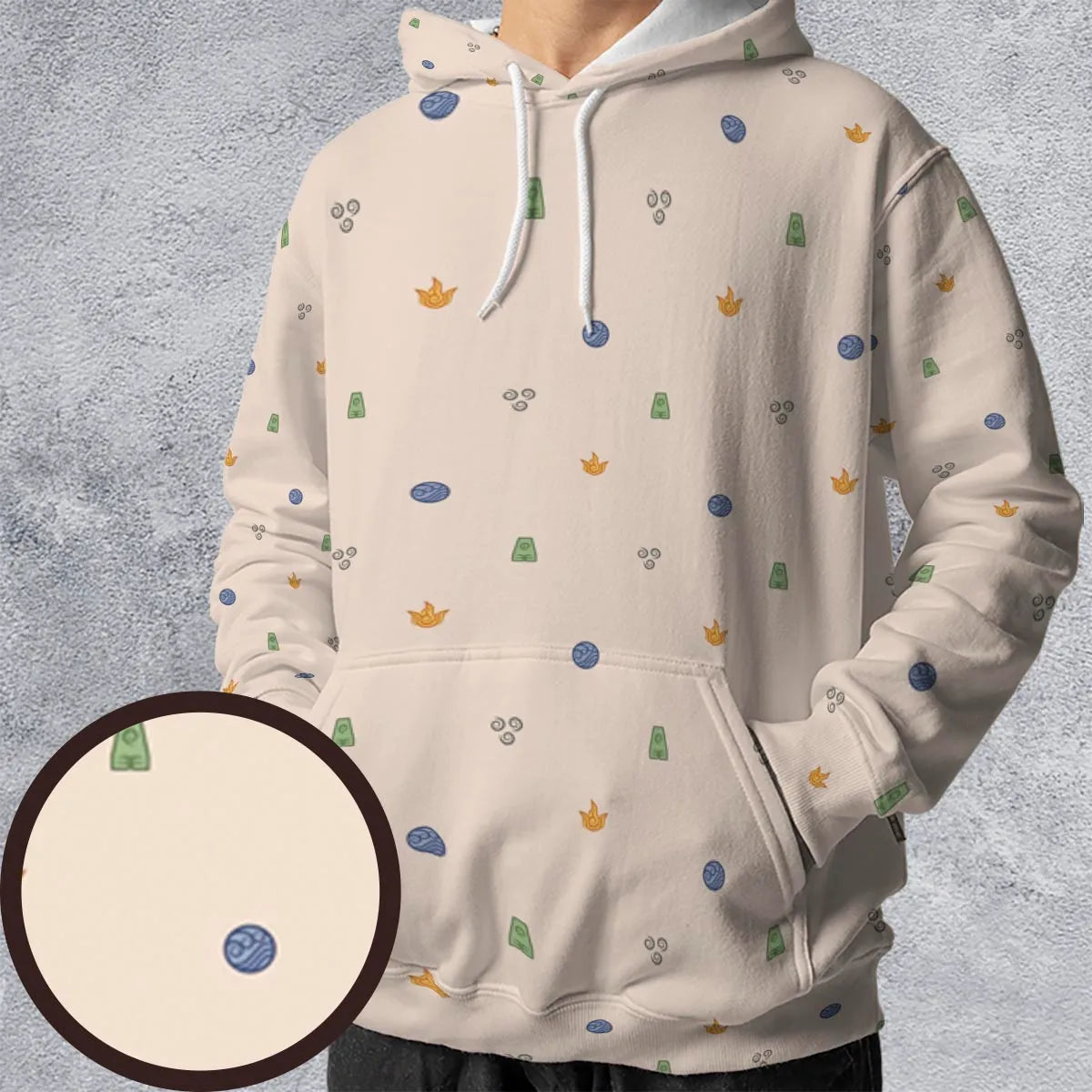 All-over Print Hoodie - E99H4XGB