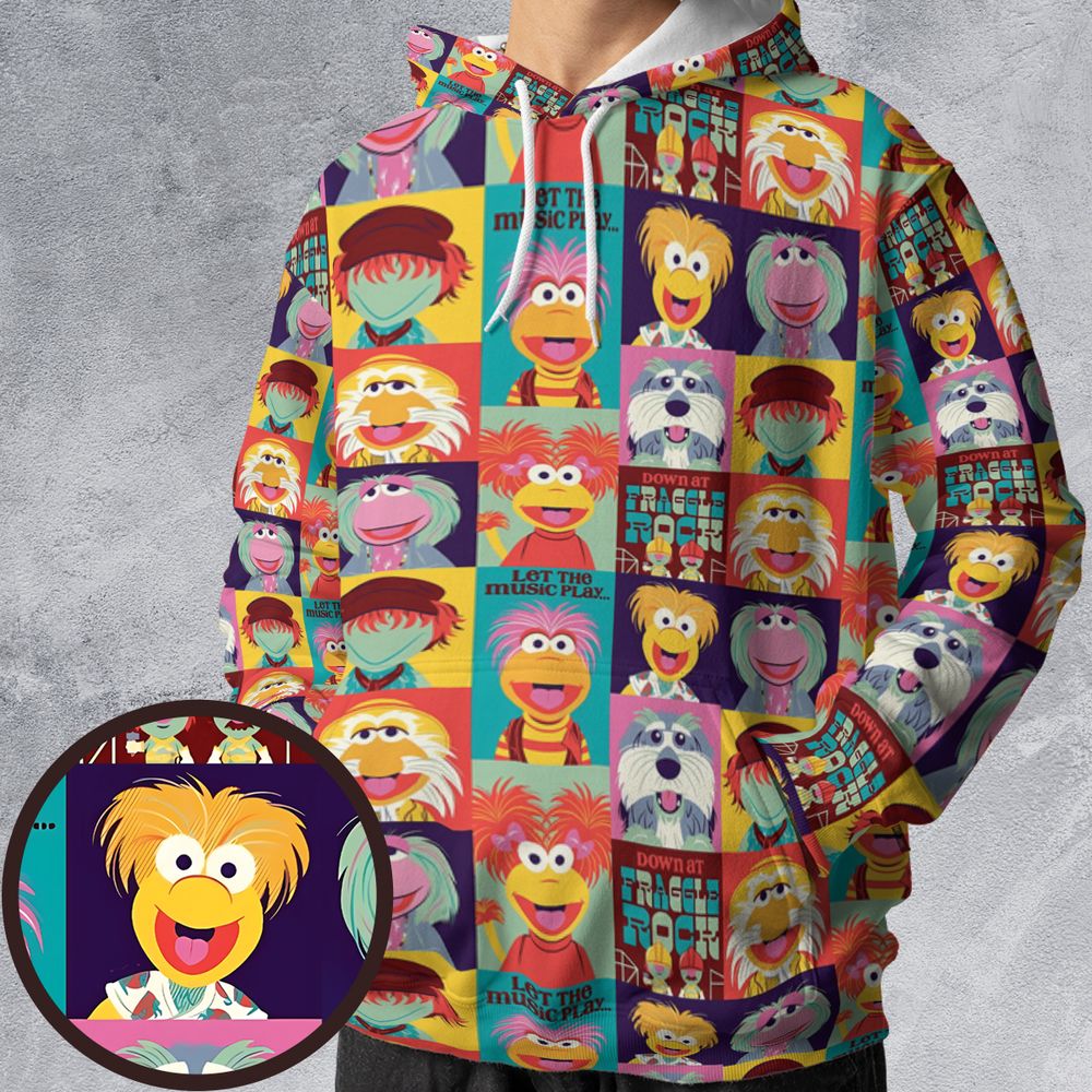 All-over Print Hoodie - 9U3GWUBX -  - 1