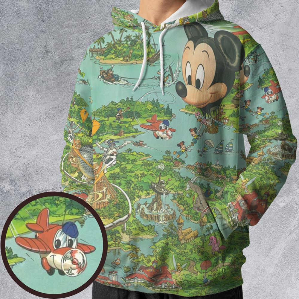 All-over Print Hoodie -  - 1